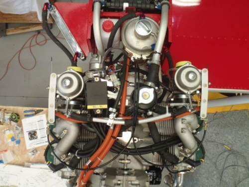 Engine top view