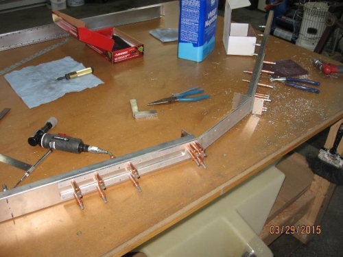 All ready for the rivets!