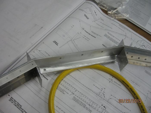 Detailed view of finished forward spar.