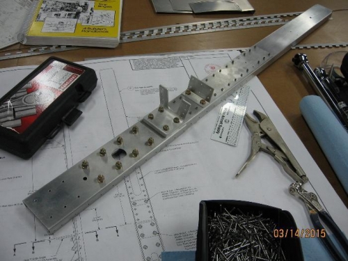 The main spar is finished.