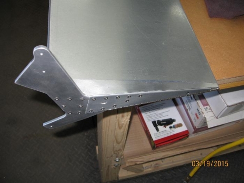 New rudder skin fits much better thatn before.