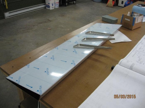 Parts to re-make the left elevator.