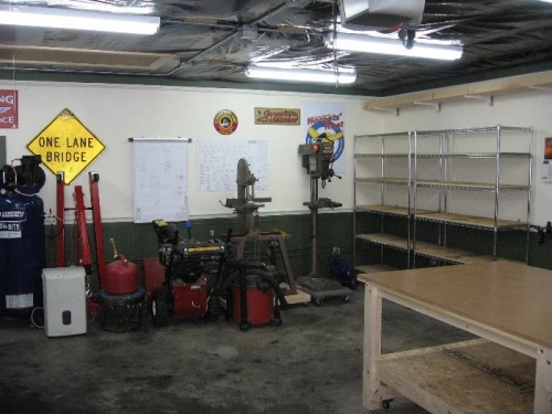 Tools and storage area