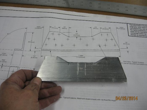 Part rough cut - ready for final dimensioning with the vixen file.