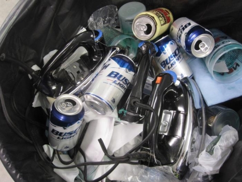 The end results.... (empty beer cans are not a coincidence..)