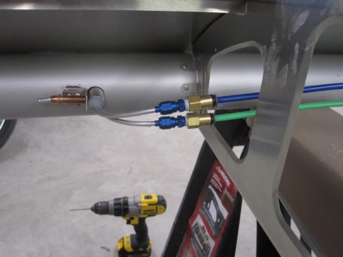 Connection to pitot tube.