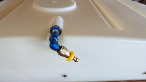 top fuel guage fitting