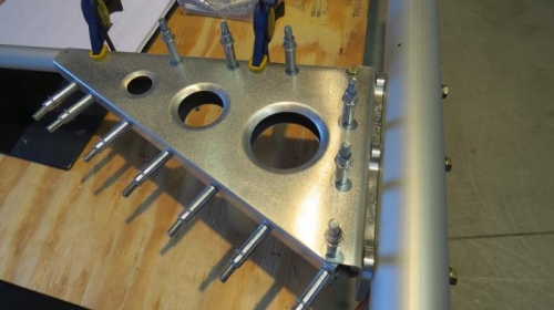 Aileron bellcrank support bracket