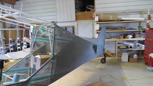 1t coat of Ecofill on fuselage