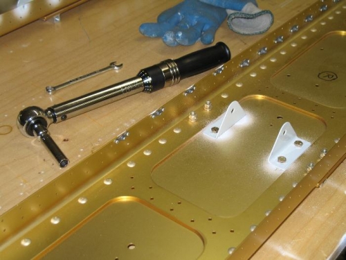 mounted tie-down/aileron bellcrank