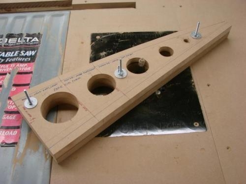 The aft rib routing jig, ready to go