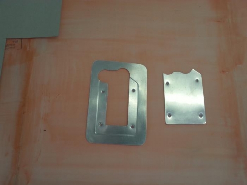 Frame and cover plate for LHS of fuselage