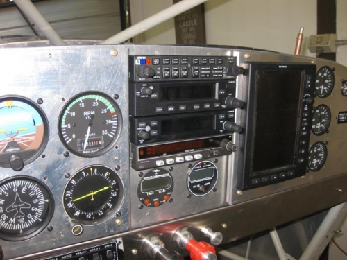 Center Panel - radios installed