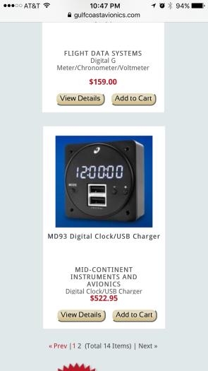 Clock/Stopwatch/USB Charger