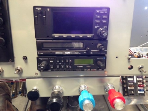 All radios installed in their trays