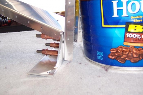 Before cleaning up rudder horn