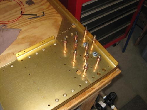 Conduit hole in the center section