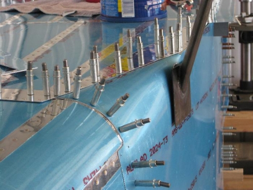 Left skin bent to match - compare with previous photo