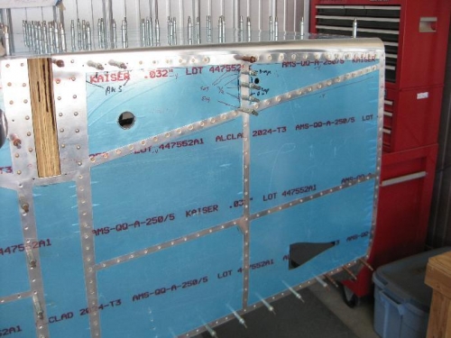 Left side - wider view