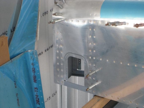 Right side of tail section