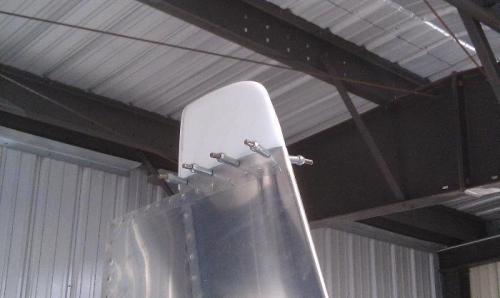 VS tip clecoed  in place