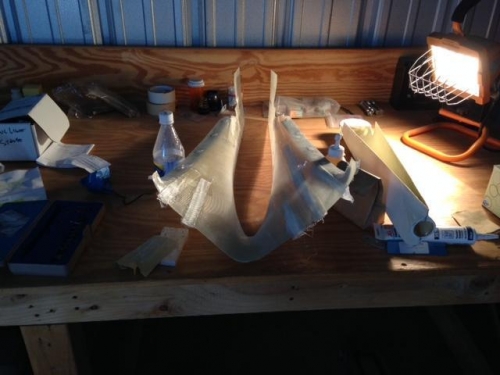 Faring upside down curing