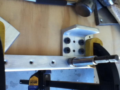 everything clamped in place