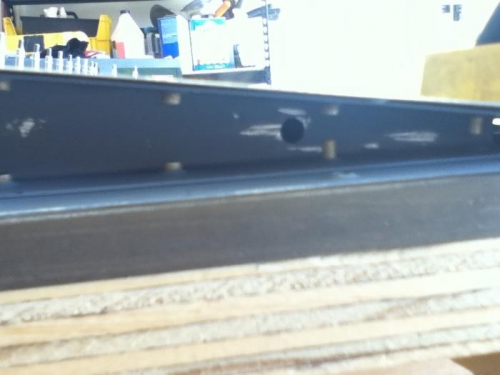 Rivet bar / chisel scuffed up rib