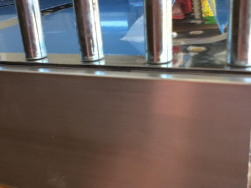 sealant squeezed out and cleaned off