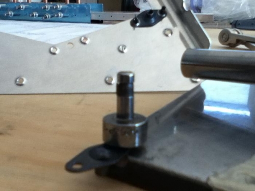 Used rivet gun and male die with back rivet plate