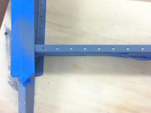 Cleaned up along rivet holes