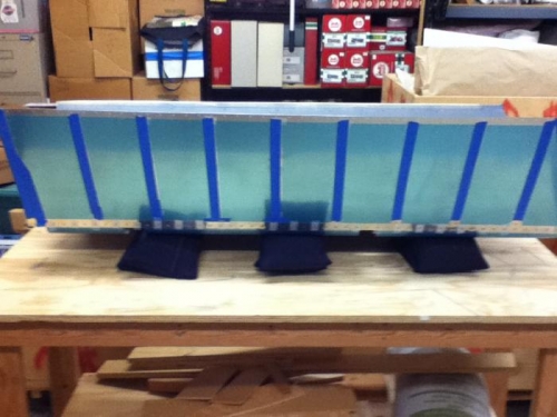 Drive from outside blind bucking bar behind