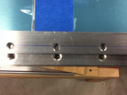 rivet holes not aligned
