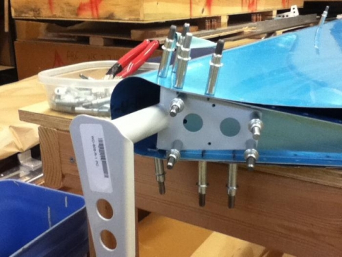 Clecoed everything in place trial fit