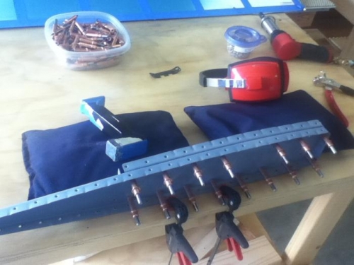 Clamped, braced, and bagged