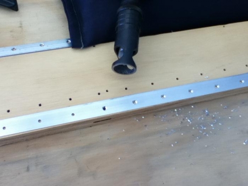 Countersinking with wood backing - easier