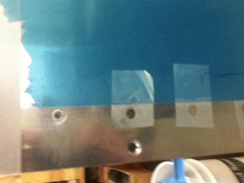 Last rivet pop riveted on elevator tip