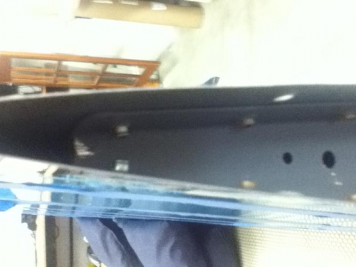 Inside view last rivet elevator tip