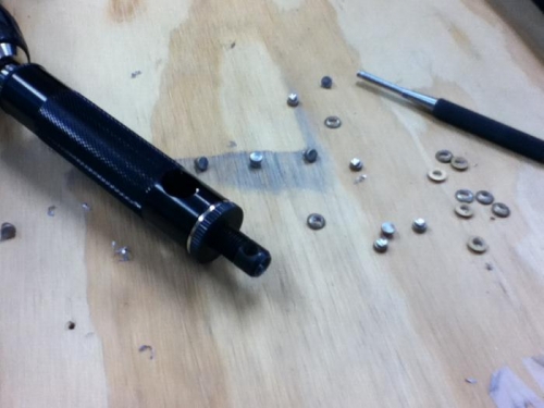 Rivet removal tool - worked great