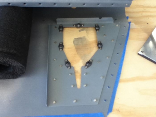 E615PP back riveted to elevator skin