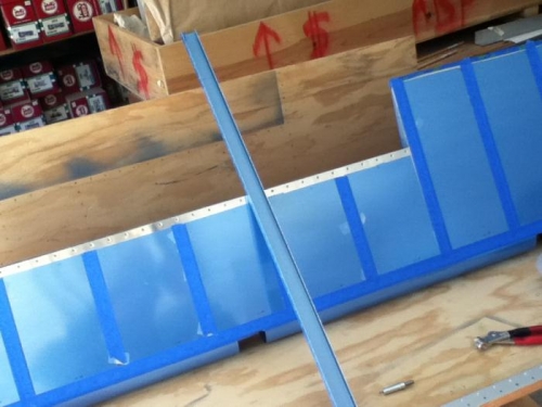 Replacement spar ready to drill & dimple & countersink