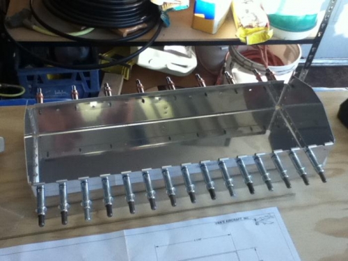 All holes drilled in hinge / box assembly