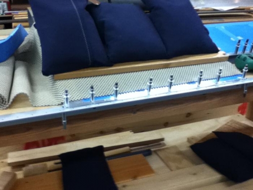 Clecoed and weighted for drilling