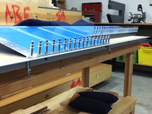 All holes drilled and clecoed