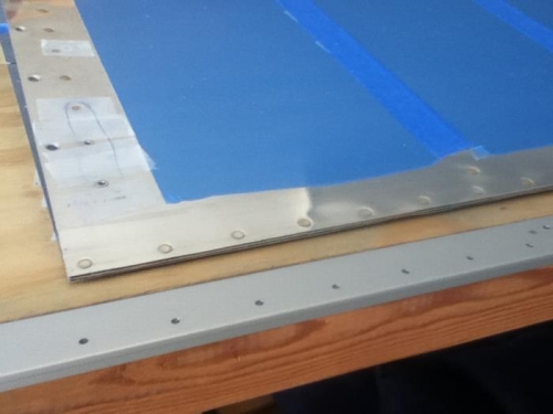 Trailing edge filed smooth