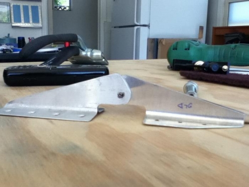 New and old control horns