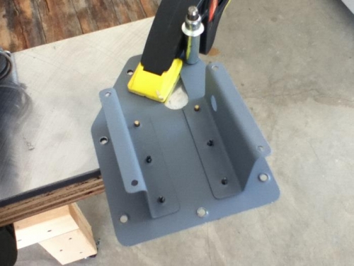 Back rivet brackets to cover