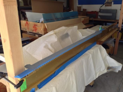 Taped, covers, and primed