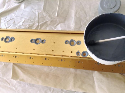 Priming with a Q Tip