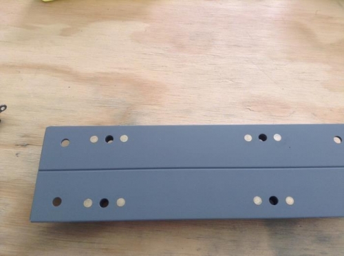 Flush on back side of tie down